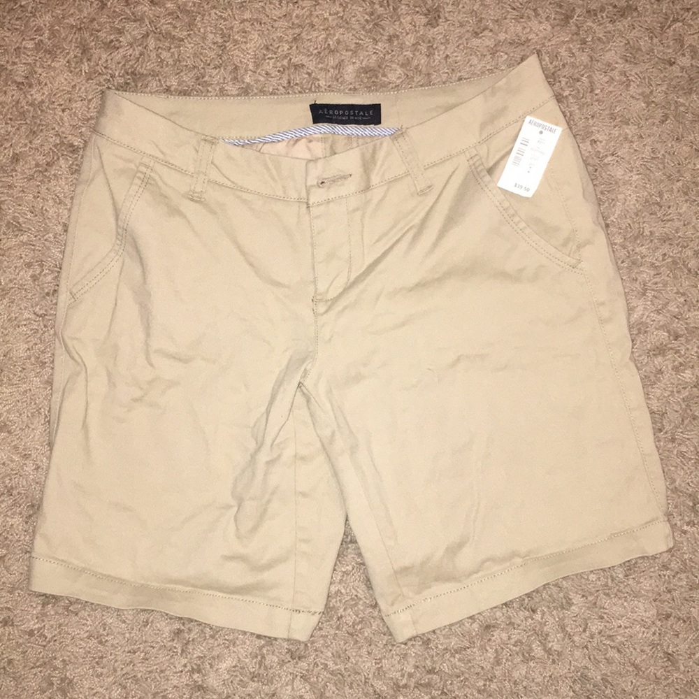 Aéropostale Khaki School Shorts